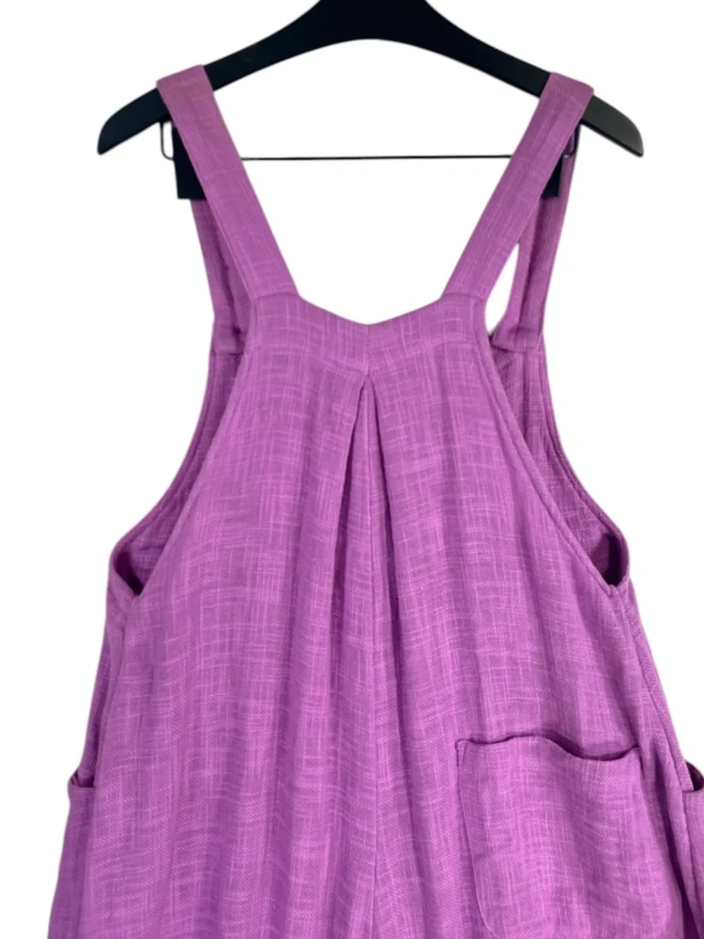 Free People Sun-Drenched Wide Leg Overalls size Large in Lavender